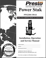PowerStak PPS2200-150AS Manual